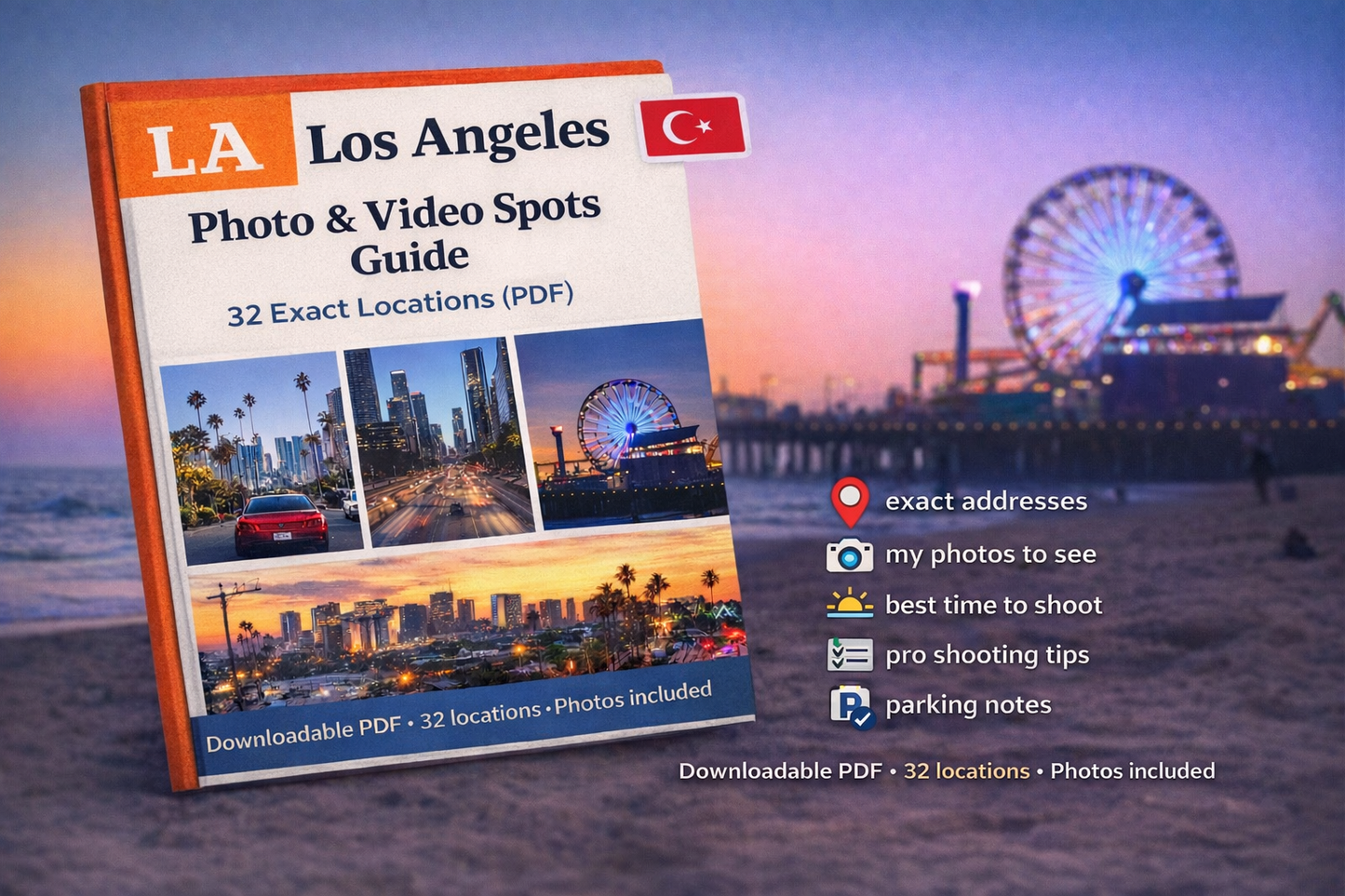 🇹🇷 Los Angeles — Fotoğraf & Video Noktaları Rehberi • 32 kesin adres (PDF) 🇹🇷 Türkçe sürüm