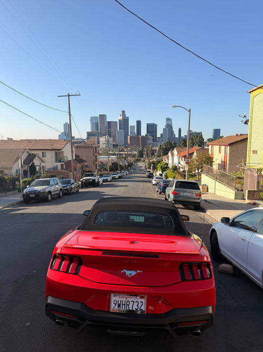 Mustang Drive to Downtown LA Phone Wallpaper